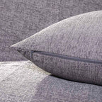 Διακοσμητική Μαξιλαροθήκη Charisma Cotton Solid Anthracite 30X50